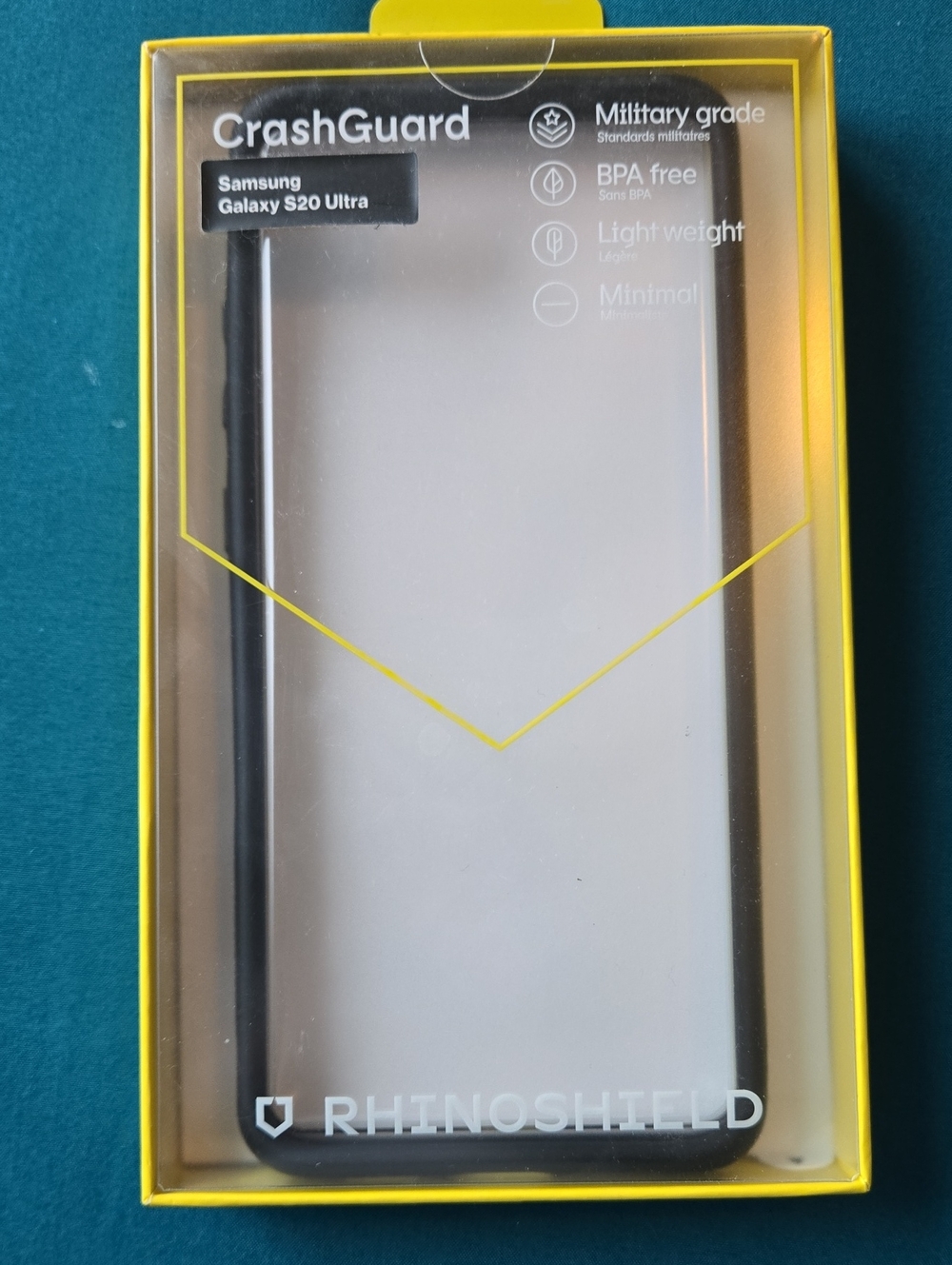CrashGuard Bumper Case for Samsung Galaxy S20 Ultra - Black